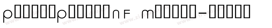 PoodlePusherNF Medium字体转换